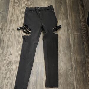 Fashion Nova Black Denim Jeans